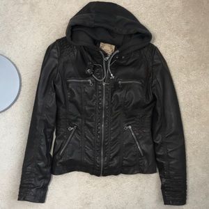 Faux Leather Jacket